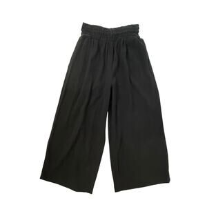 Free People Black Wide Leg Pants